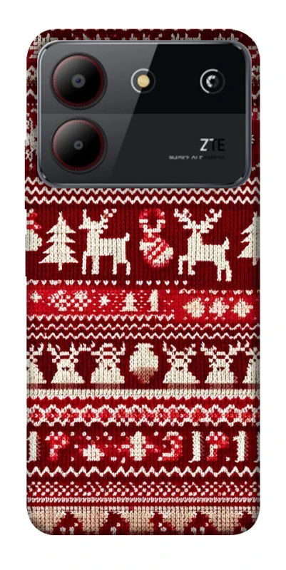 Чохол на ZTE Blade A54 4G Christmas jumper ver.2 фото 1 з 1