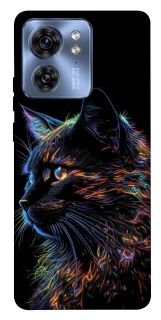 Чехол на Motorola Edge 40 Черный кот фото 1 из 1