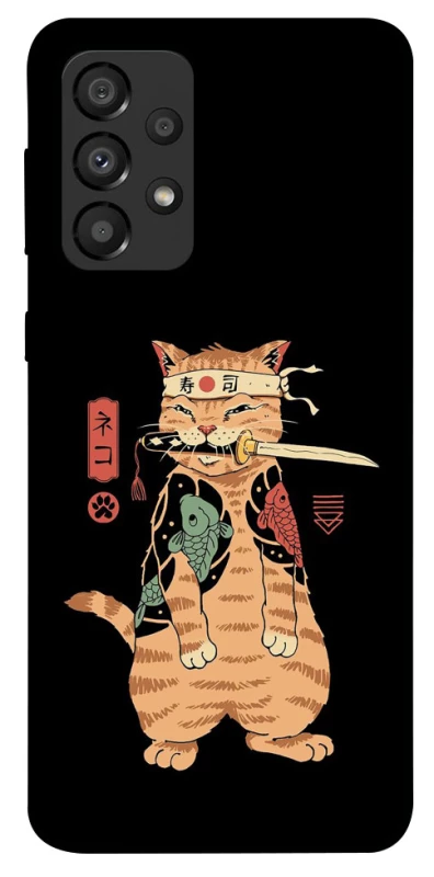 Чехол на Samsung Galaxy A33 5G Кот-самурай фото 1 из 1