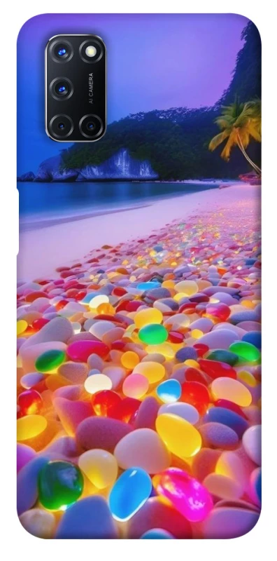 Чохол на Oppo A52 / A72 / A92 Каміння світиться на березі фото 1 з 1