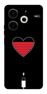 Чохол на TECNO Pova 6 Neo (LI6) Charge your heart фото 1 з 1
