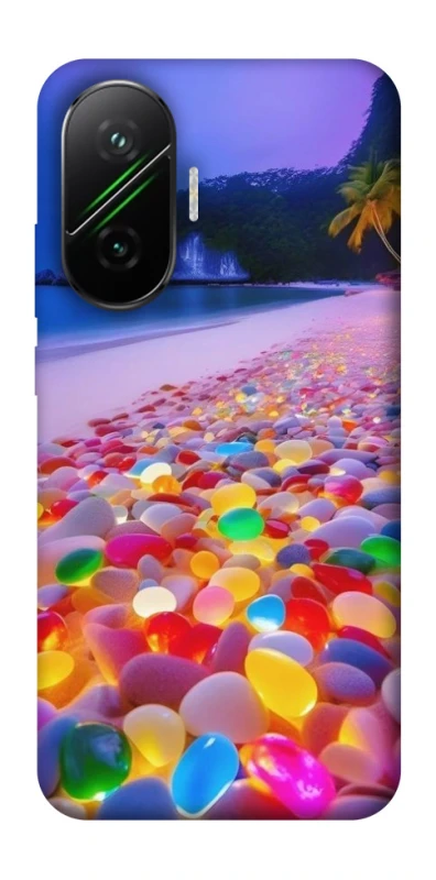 Чехол на Xiaomi Poco F7 Светящиеся камни на берегу фото 1 из 1