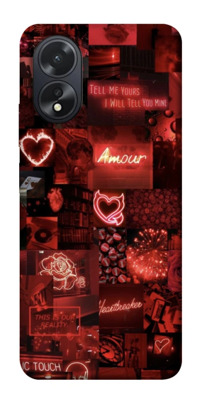 Чохол на Oppo A18 Love collage ver.6 фото 1 з 1