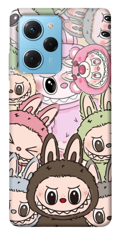 Чохол на Xiaomi Poco X5 Pro 5G All Labubu 3 фото 1 з 1