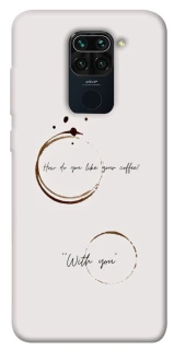 Чехол на Xiaomi Redmi Note 9 / Redmi 10X Coffee with you фото 1 из 1
