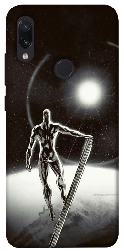 Чехол на Xiaomi Redmi Note 7 / Note 7 Pro / Note 7s Серебряный сёрфер фото 1 из 1