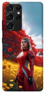 Чохол на Samsung Galaxy S21 Ultra Cyber space girl ver.5 фото 1 з 1