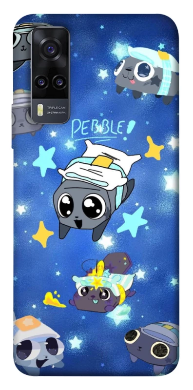 Чехол на Vivo Y31 Pebble kitten stars фото 1 из 1