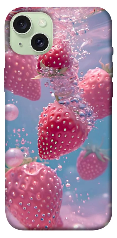 Чохол на Apple iPhone 15 Plus (6.7") Полуниця в воді фото 1 з 1