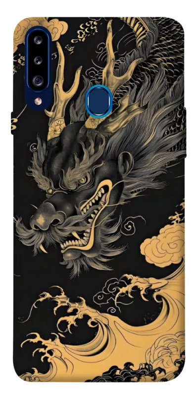 Чохол на Samsung Galaxy A20s gold dragon фото 1 з 1