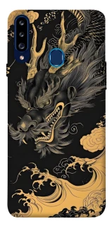Чохол на Samsung Galaxy A20s gold dragon фото 1 з 1