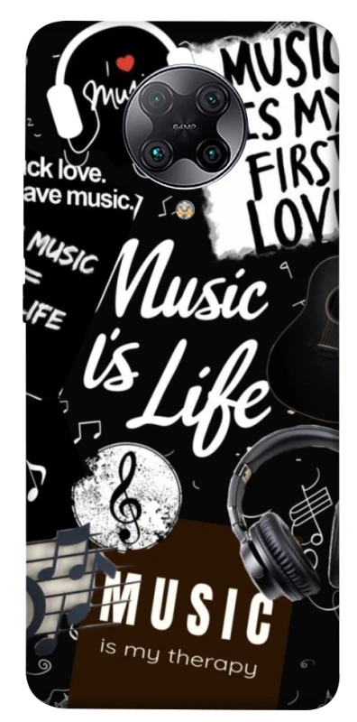Чохол на Xiaomi Redmi K30 Pro / Poco F2 Pro Music is Life фото 1 з 1