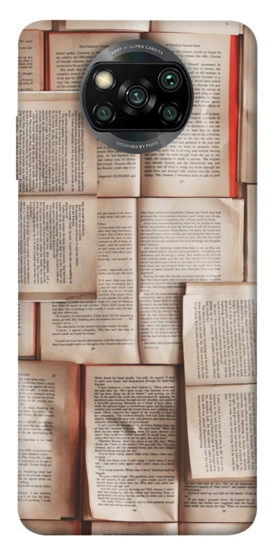 Чохол на Xiaomi Poco X3 NFC / Poco X3 Pro Книги фото 1 з 1