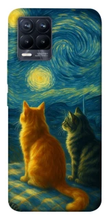 Чехол на Realme 8 Cats under the stars фото 1 из 1