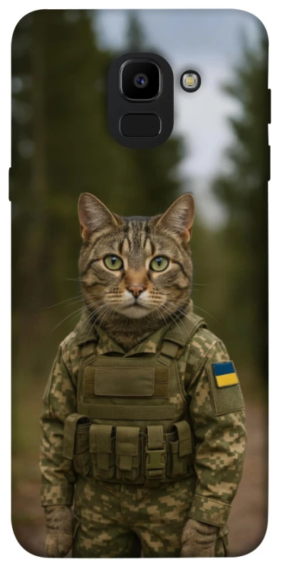 Чохол на Samsung J600F Galaxy J6 (2018) Кіт захисник фото 1 з 1