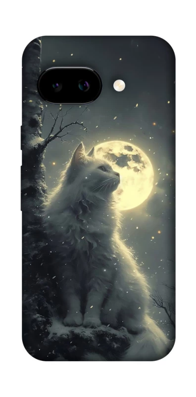 Чохол на Google Pixel 9a Кіт під місяцем фото 1 з 1