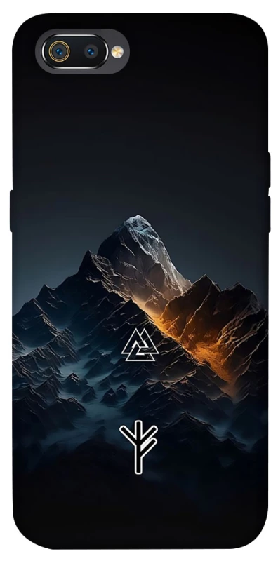 Чехол на Realme C2 Руны в горах фото 1 из 1