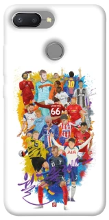 Чохол на Xiaomi Redmi 6 Football Abstract v2 фото 1 з 1