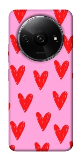 Чехол на Xiaomi Redmi A3 Red hearts 2 фото 1 из 1