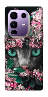 Чохол на Infinix Note 50 Pro+ Кіт в квітах фото 1 з 1