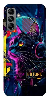Чохол на Samsung Galaxy A04s Cyber Cat v2 фото 1 з 1