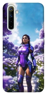 Чехол на Realme 6 Cyber space girl ver.4 фото 1 из 1