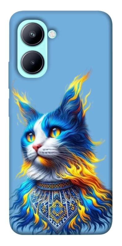 Чохол на Realme C33 Кіт патріот фото 1 з 1