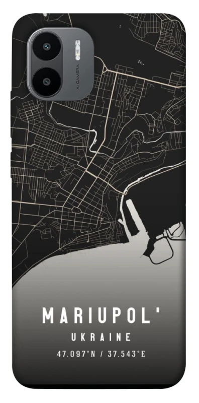 Чехол на Xiaomi Redmi A1+ / Poco C50 / A2+ Mariupol map фото 1 из 1