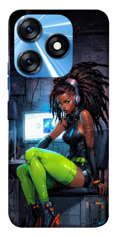 Чехол на TECNO Spark 10 Cyber girl фото 1 из 1