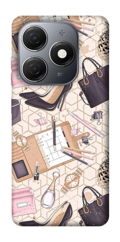 Чехол на TECNO Spark 20 Fashion collage ver.9 фото 1 из 1