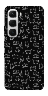 Чохол на Infinix Hot 60i Black Cats фото 1 з 1