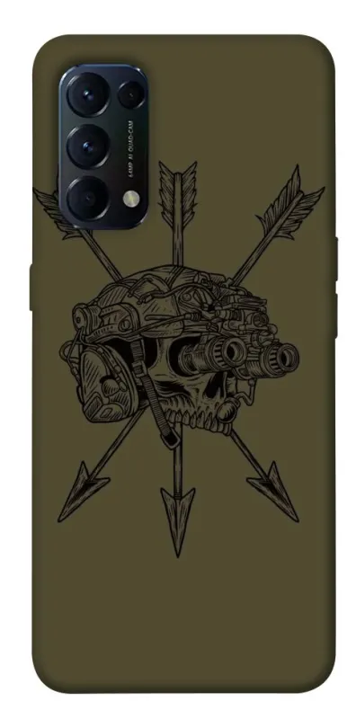 Чехол на Oppo Reno 5 4G Mil skull фото 1 из 1