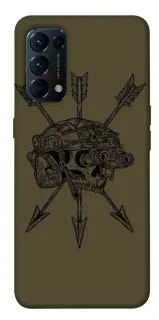 Чехол на Oppo Reno 5 4G Mil skull фото 1 из 1
