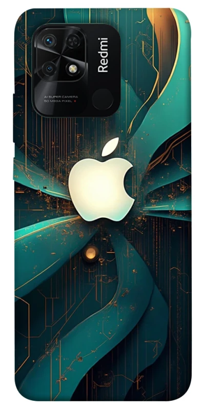Чехол на Xiaomi Redmi 10C Apple logo ver.4 фото 1 из 1