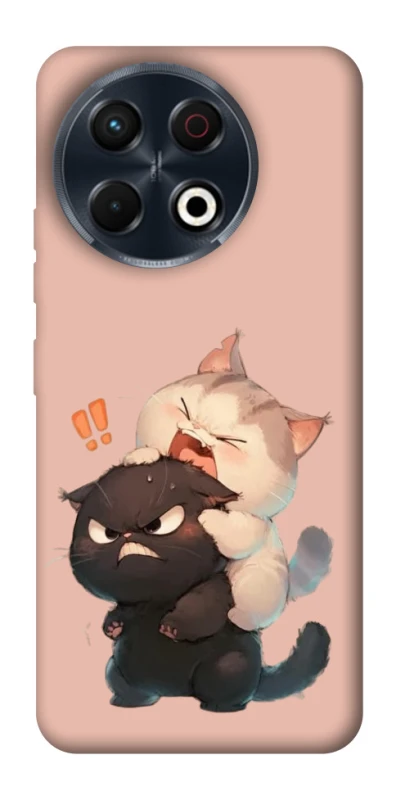 Чохол на TECNO Spark 30 Pro (KL7) Сat and cat фото 1 з 1