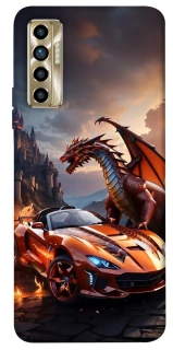 Чохол на TECNO Camon 17P Сar and dragon фото 1 з 1