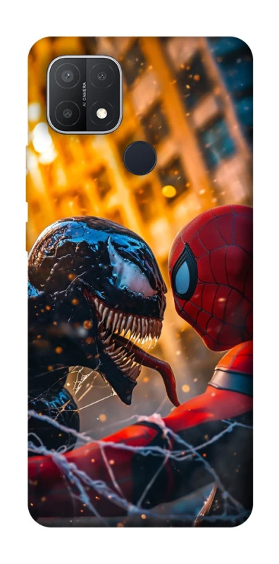 Чохол на Oppo A15s / A15 Venom vs Spiderman фото 1 з 1