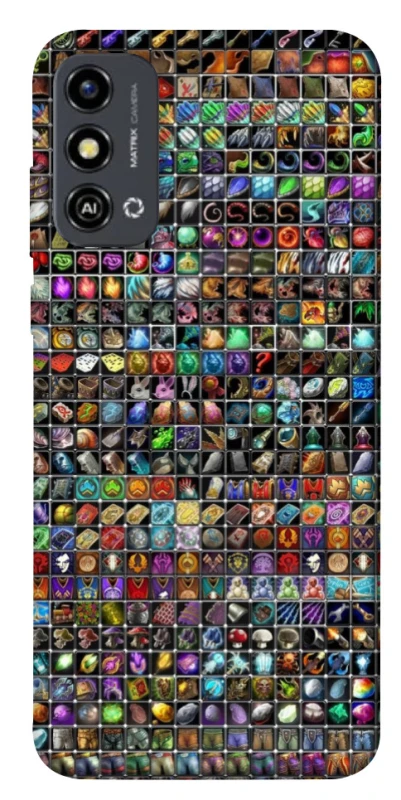 Чехол на ZTE Blade A53 Inventory menu ver.1 фото 1 из 1