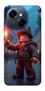 Чохол на TECNO Spark Go 1 Roblox Fire Logo Blue Flames фото 1 з 1