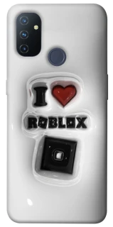 Чохол на OnePlus Nord N100 I love Roblox фото 1 з 1