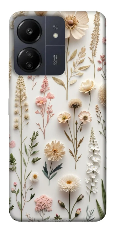 Чохол на Xiaomi Redmi 13C Floral design ver.1 фото 1 з 1
