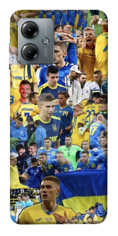 Чохол на Motorola Moto G14 UA-Football ver.6 фото 1 з 1