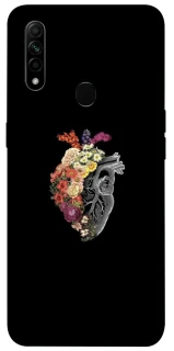 Чехол на Oppo A31 Heart with flowers фото 1 из 1