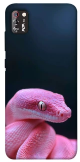 Чохол на TECNO POP 4 Pro Рожева змія фото 1 з 1