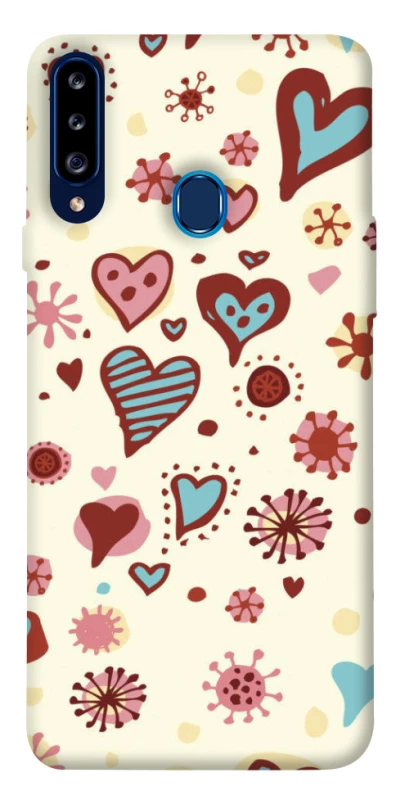 Чохол на Samsung Galaxy A20s Pretty hearts фото 1 з 1