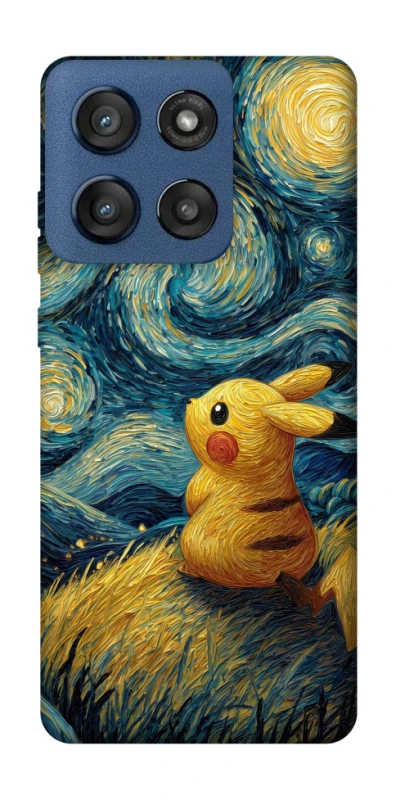 Чохол на Motorola Edge 60 Stylus Pikachu and Van Gogh фото 1 з 1