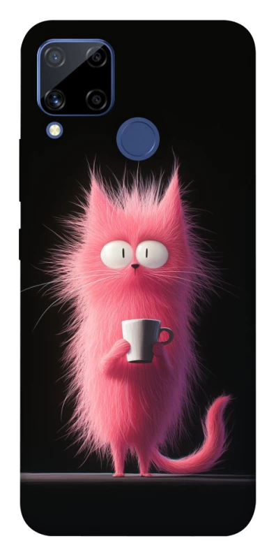 Чохол на Realme C15 Рожеве кошеня фото 1 з 1