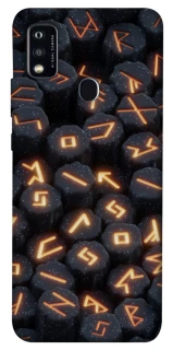Чехол на ZTE Blade A51 Огненые руны фото 1 из 1