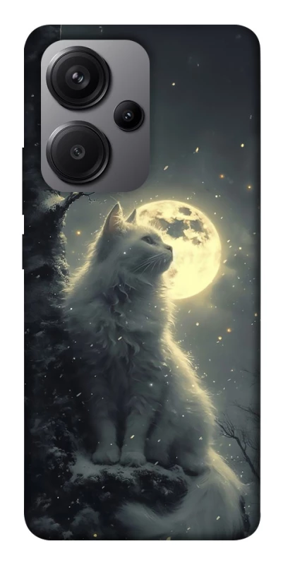 Чехол на Xiaomi Redmi Note 13 Pro+ Кот под луной фото 1 из 1