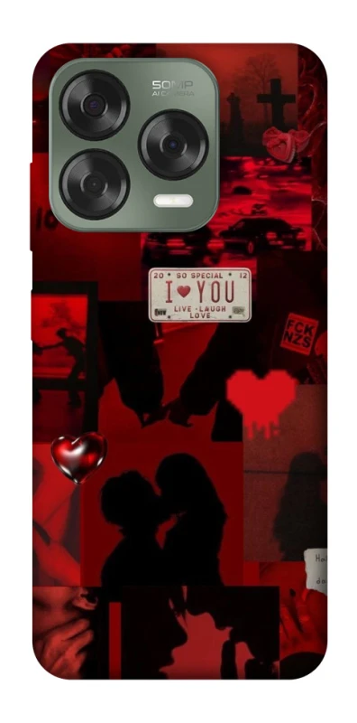 Чехол на ZTE Nubia V70 Design Love collage ver.2 фото 1 из 1